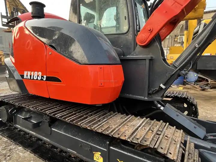 Crawler excavator 8 tons Used Excavator KUBOTA KX183-3 in good condition for sale 8 tons Used Excavator KUBOTA KX183-3 in good condition for sale- Photo 6