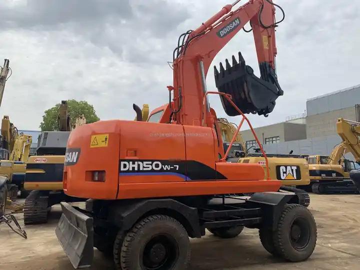 Crawler excavator Wheel digging excavator Used DOOSAN150W DH150W DH150W-7 / second-hand KOREA engine DOOSAN DH 150 150W-7 DOOSAN150 Wheel digging excavator Used DOOSAN150W DH150W DH150W-7 / second-hand KOREA engine DOOSAN DH 150 150W-7 DOOSAN150- Photo 2