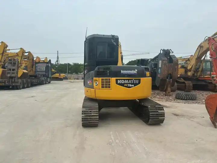 Crawler excavator Zero-tail Excavator Komatsu Pc78us Japan Mini Excavator With Rubber Tracks In Shanghai Zero-tail Excavator Komatsu Pc78us Japan Mini Excavator With Rubber Tracks In Shanghai- Photo 3