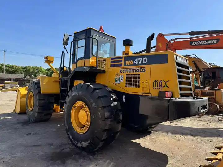 Wheel loader High Quality Used 7 Ton Heavy Front Loader Komatsu Wa470 Good Price Japan Made Tire Loader High Quality Used 7 Ton Heavy Front Loader Komatsu Wa470 Good Price Japan Made Tire Loader- Photo 4