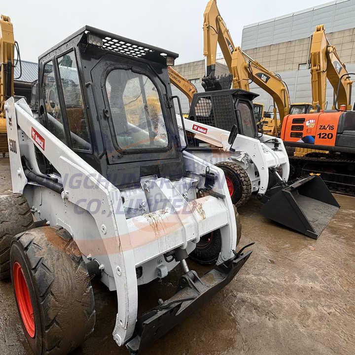 Skid steer loader Bobcat Loaders Wheel S185 S300 S450 Mini Track Skid Steer Articulated Loader Used Original Provided Front Loader 1 Ton 2016 Bobcat Loaders Wheel S185 S300 S450 Mini Track Skid Steer Articulated Loader Used Original Provided Front Loader 1 Ton 2016- Photo 2