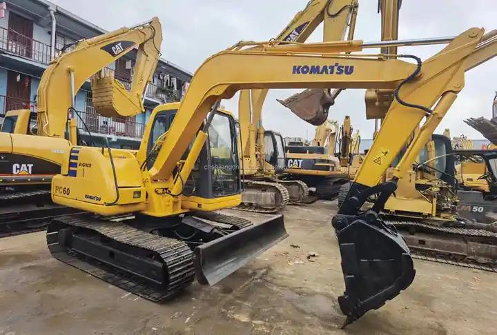 Гусеничный экскаватор Mini High Quality Second-hand Equipment Road Construction Machinery Construction Machine Used Excavators Komatsu PC60-7 Mini High Quality Second-hand Equipment Road Construction Machinery Construction Machine Used Excavators Komatsu PC60-7- Photo 3