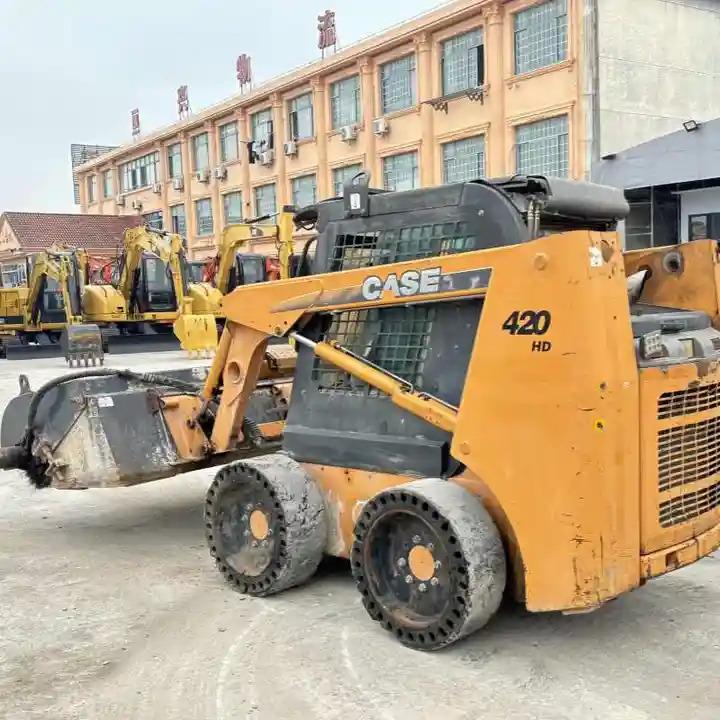 Skid steer loader Original Second hand CASE skid steer loader 420 for sale compact skid steers loaders 440 430 420 in stock Original Second hand CASE skid steer loader 420 for sale compact skid steers loaders 440 430 420 in stock- Photo 3