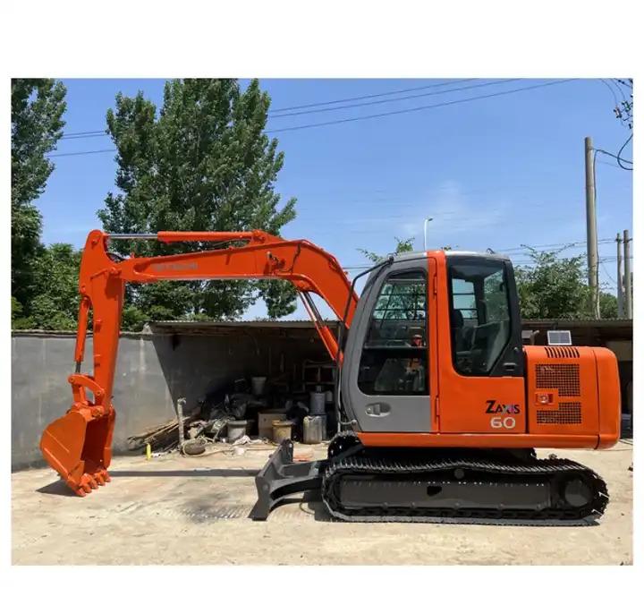 Гусеничный экскаватор Original Small Size Second Hand Excavating Equipment Cheap Price Excellent Quality Used Hitachi Zx60 Excavator With Blade Original Small Size Second Hand Excavating Equipment Cheap Price Excellent Quality Used Hitachi Zx60 Excavator With Blade- Photo 2