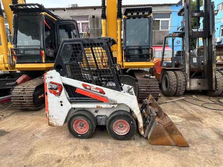 Skid steer loader Used Powerful Performance Bobcat S70 mini Skid Steer Loader With Shovel Bucket ON SALE Used Powerful Performance Bobcat S70 mini Skid Steer Loader With Shovel Bucket ON SALE- Photo 4