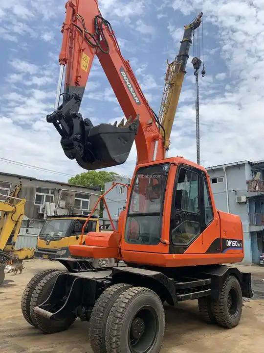 Crawler excavator Wheel digging excavator Used DOOSAN150W DH150W DH150W-7 / second-hand KOREA engine DOOSAN DH 150 150W-7 DOOSAN150 Wheel digging excavator Used DOOSAN150W DH150W DH150W-7 / second-hand KOREA engine DOOSAN DH 150 150W-7 DOOSAN150- Photo 3