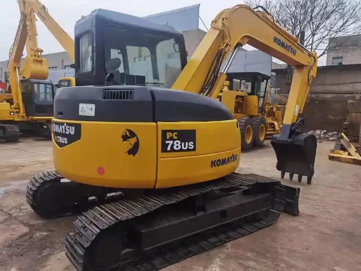 Crawler excavator Japan Surplus Backhoe Excavator Komatsu Pc78us Pc60 Tracked Excavator With Blade Dozer For The Philippines in Shanghai Japan Surplus Backhoe Excavator Komatsu Pc78us Pc60 Tracked Excavator With Blade Dozer For The Philippines in Shanghai- Photo 2