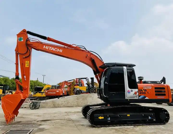 Crawler excavator Slightly Used 20 Ton Tracked Excavator Hitachi Zx200-3 With Isuzu Ai-4hk1x Diesel Engine In Shanghai Slightly Used 20 Ton Tracked Excavator Hitachi Zx200-3 With Isuzu Ai-4hk1x Diesel Engine In Shanghai- Photo 5