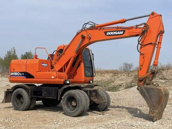 Wheel excavator Wheel Digging Crawler Excavator Used Doosan150W Dh150W Dh150W-7 / Second-Hand Korea Engine Doosan Dh 150 150W-7 Doosan150 Wheel Digging Crawler Excavator Used Doosan150W Dh150W Dh150W-7 / Second-Hand Korea Engine Doosan Dh 150 150W-7 Doosan150- Photo 2