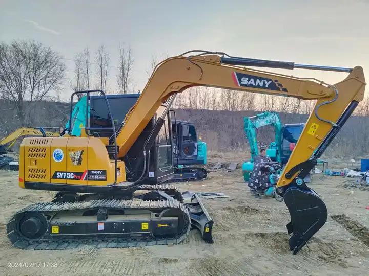 Crawler excavator Original Cheap Price Used Excavator Machine Sany 75c Mini Excavator,7.5t Small Used Excavator For Sale In Shanghai Original Cheap Price Used Excavator Machine Sany 75c Mini Excavator,7.5t Small Used Excavator For Sale In Shanghai- Photo 3