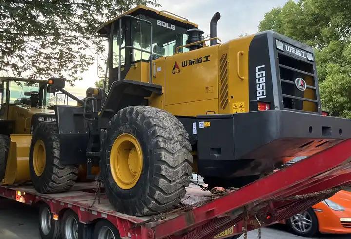 Wheel loader Good Quality Hot Sale 5 Ton Front End Loader Sdlg 956l Wheel Loader With Caterpillar Engine For Sale In Shanghai Good Quality Hot Sale 5 Ton Front End Loader Sdlg 956l Wheel Loader With Caterpillar Engine For Sale In Shanghai- Photo 4