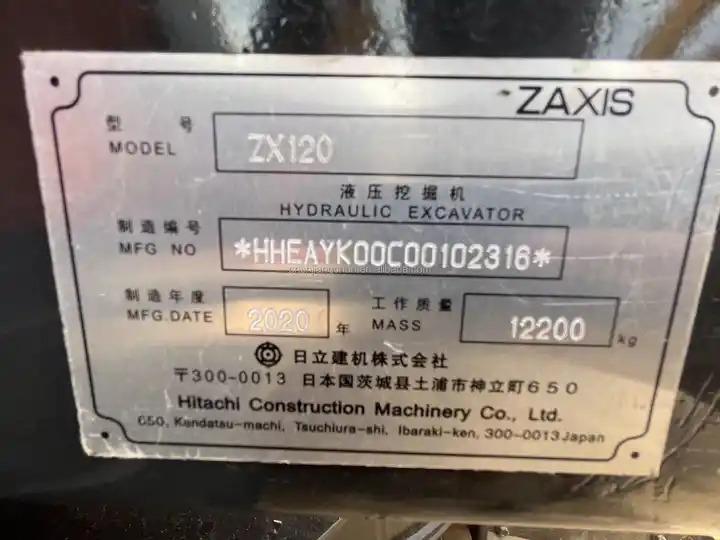 Excavator Running Condition 12tons Zx120 Hitachi Excavator Hydraulic Crawler Hitchci Zx120 Second Hand Digger Hitachi Excavators 120 Running Condition 12tons Zx120 Hitachi Excavator Hydraulic Crawler Hitchci Zx120 Second Hand Digger Hitachi Excavators 120- Photo 4