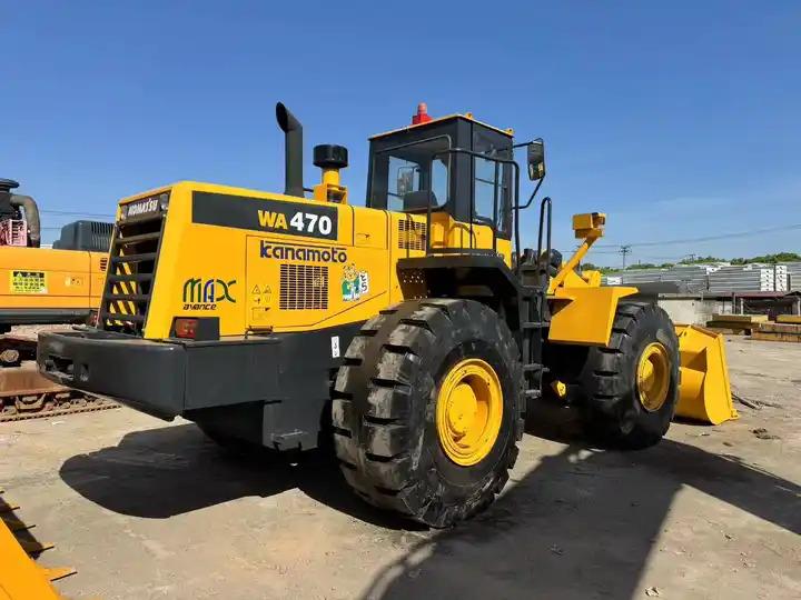 Wheel loader High Quality Used 7 Ton Heavy Front Loader Komatsu Wa470 Good Price Japan Made Tire Loader High Quality Used 7 Ton Heavy Front Loader Komatsu Wa470 Good Price Japan Made Tire Loader- Photo 5