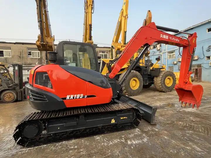 Crawler excavator 8 tons Used Excavator KUBOTA KX183-3 in good condition for sale 8 tons Used Excavator KUBOTA KX183-3 in good condition for sale- Photo 3