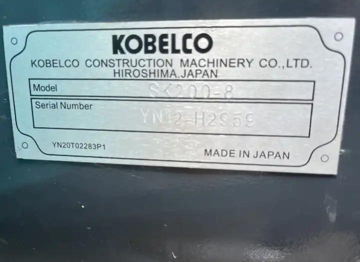 Crawler excavator 20t Used Kobelco Excavator Sk200-8 Sk200 210-8,Kobelco Sk140 Sk200 Sk210 Excavators In Shanghai 20t Used Kobelco Excavator Sk200-8 Sk200 210-8,Kobelco Sk140 Sk200 Sk210 Excavators In Shanghai- Photo 5