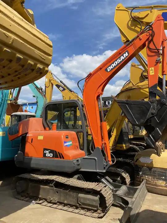 Crawler excavator 6tons doosan excavator used dx60 dh60 dx55 dh55 mini excavator free shipping 6tons doosan excavator used dx60 dh60 dx55 dh55 mini excavator free shipping- Photo 6