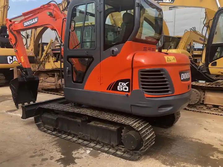 Crawler excavator doosan excavator used dx60 dh60 dx55 dh55 mini excavator 6 ton mini excavator free shipping doosan excavator used dx60 dh60 dx55 dh55 mini excavator 6 ton mini excavator free shipping- Photo 2