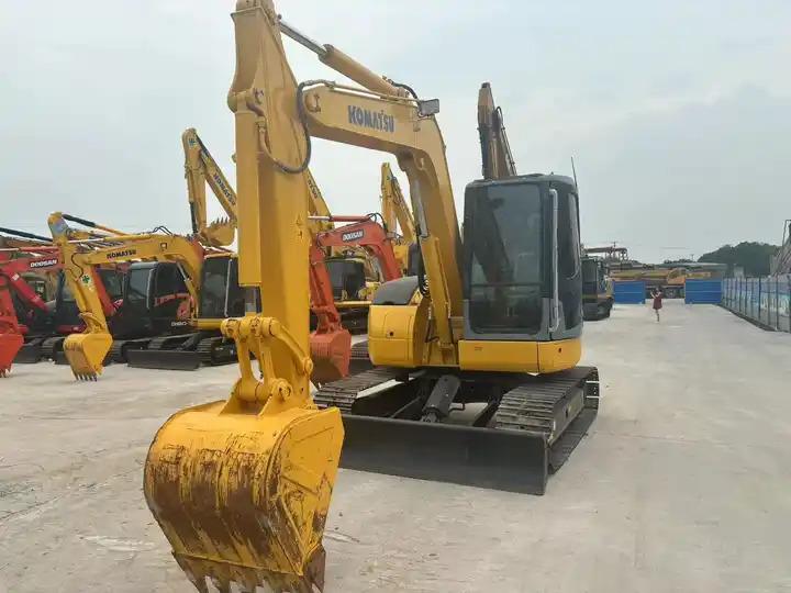 Crawler excavator Zero-tail Excavator Komatsu Pc78us Japan Mini Excavator With Rubber Tracks In Shanghai Zero-tail Excavator Komatsu Pc78us Japan Mini Excavator With Rubber Tracks In Shanghai- Photo 2