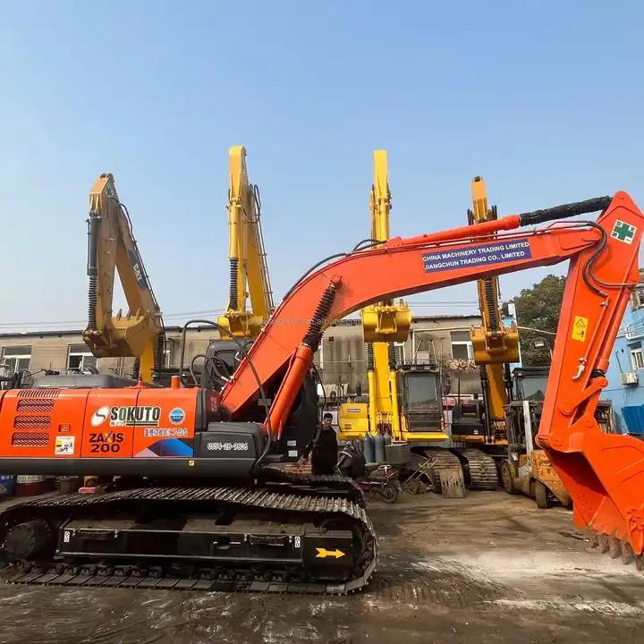 Crawler excavator used japan excavator Hitachi ZX200-3G hydraulic crawler excavator 20 ton excavating machinery used japan excavator Hitachi ZX200-3G hydraulic crawler excavator 20 ton excavating machinery- Photo 2