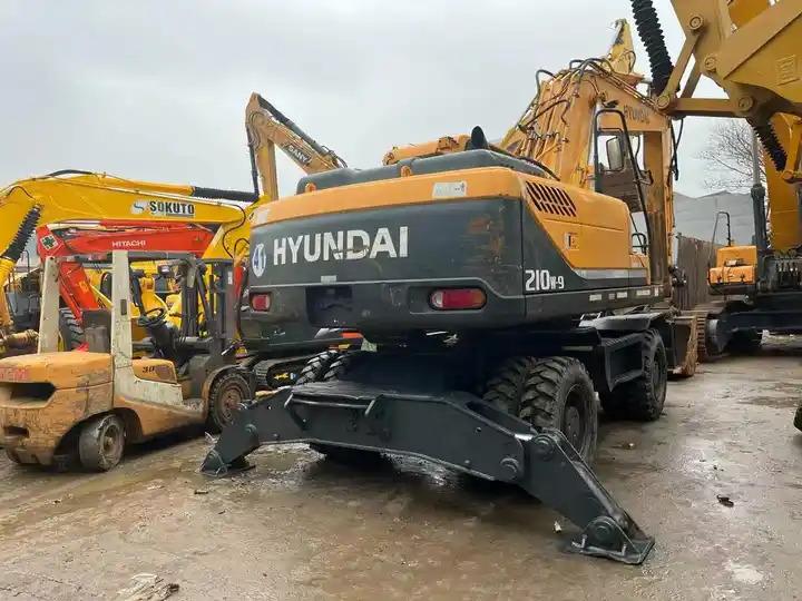 Crawler excavator Excellent Used Hyundai Wheeled Machine 210w-9 Second Hand 21ton Hydraulic Excavators with good condition In Stock on Sale Excellent Used Hyundai Wheeled Machine 210w-9 Second Hand 21ton Hydraulic Excavators with good condition In Stock on Sale- Photo 2