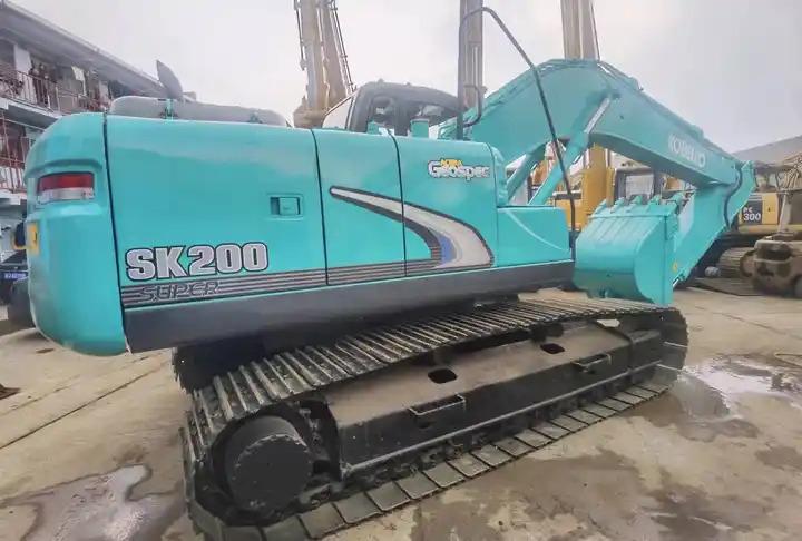 Crawler excavator Used Kobelco Excavator Sk200-8 Kobelco Digger Secondhand 20t Construction Machinery Original Equipment in Shanghai Used Kobelco Excavator Sk200-8 Kobelco Digger Secondhand 20t Construction Machinery Original Equipment in Shanghai- Photo 6